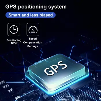 Здрав модерен и удобен USB HUD измерване на скоростта на Електрически компонент авто HUD Позициониране GPS сигнал за кола