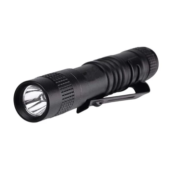 5X Фенерче-писалка фенерче Super Small Mini AAA XPE-R3 led лампа със скоба за колан, джоб фенерче с кобур