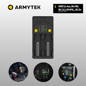Универсално зарядно Armytek Uni C2 за IMR/Li-Ion, Ni-MH, Ni-Cd, LiFePO4 батерии Тип Щепсела C /A