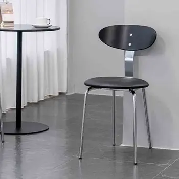 Уникални столове за всекидневна, ергономични апартамент, Луксозно Европейското стол за хола, метална модерно обзавеждане за салони