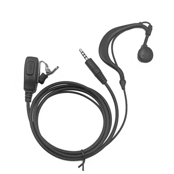 Слушалка EHS24 PNC360 PNC380 за радио Hytera, Г-образна форма, аксесоари за преносими радиостанции, слушалки с 1 контакт, слушалки 3.5 мм
