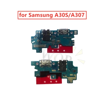 за Samsung Galaxy A30S A307 Порт USB-зарядно устройство Конектор за док-станция печатна платка Лента Гъвкав кабел Подмяна на компоненти порт за зареждане на Спа