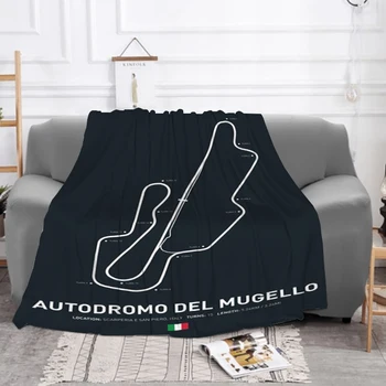 Детско Одеяло на Дивана Winter F1 Imola Monaco Track Circuit Пухкави Одеяла и покривала За легла От мек отвътре На поръчка Nap Home