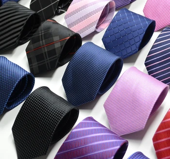Мъжка вратовръзка, нов бизнес вратовръзка, жаккардовый вратовръзка в непрекъсната ивица и стрелката на едро, топла разпродажба