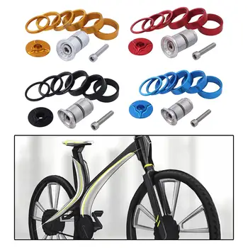 Комплект от 6 подложки за каране на велосипед слушалки в Комплекта на горния капак слушалки, подложки за състав, за Миене за вилици, 2 мм/3 мм / 5 мм/10 мм