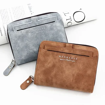 Нов модерен мъжки портфейл, обикновен матово бизнес кратък портфейл-клатч, чанта, голяма пазарска чанта-верига с модел Количка