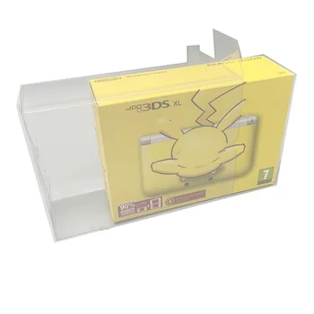 Са подбрани витрина за съхранение на игри 3DSXL/Nintendo 3DS XL Прозрачни кутии за съхранение на игри TEP Shell Прозрачен калъф коллекционный