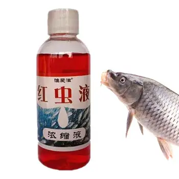 Червена червячная течна стръв, концентрирана добавка е добавка към стръвта, Червена течна Риба за стръв, Аттрактант, усилвател, Червени концентриран риболовни примамки