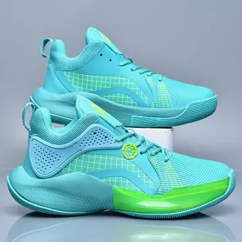 Нова дишаща и амортизирующая баскетболни обувки, ежедневни универсална спортни обувки за двойки